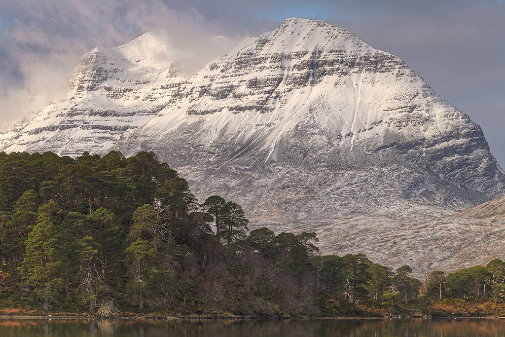 Liathach viewed from Loch Clair.